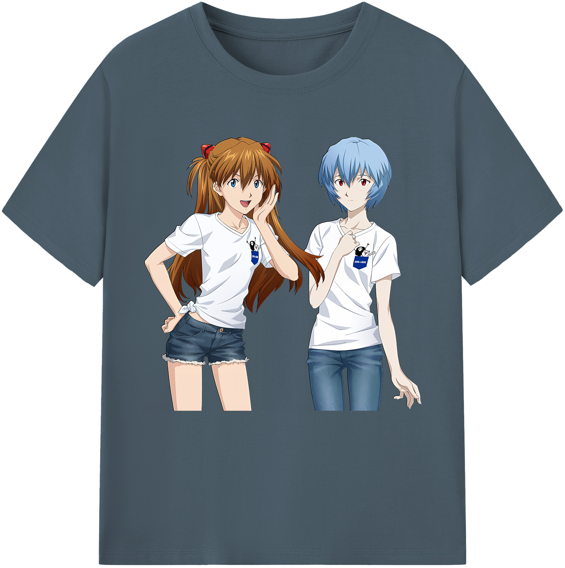 （画像用） EVA 新世紀エヴァンゲリオン 綿100％半袖Tシャツ（フロントプリント）